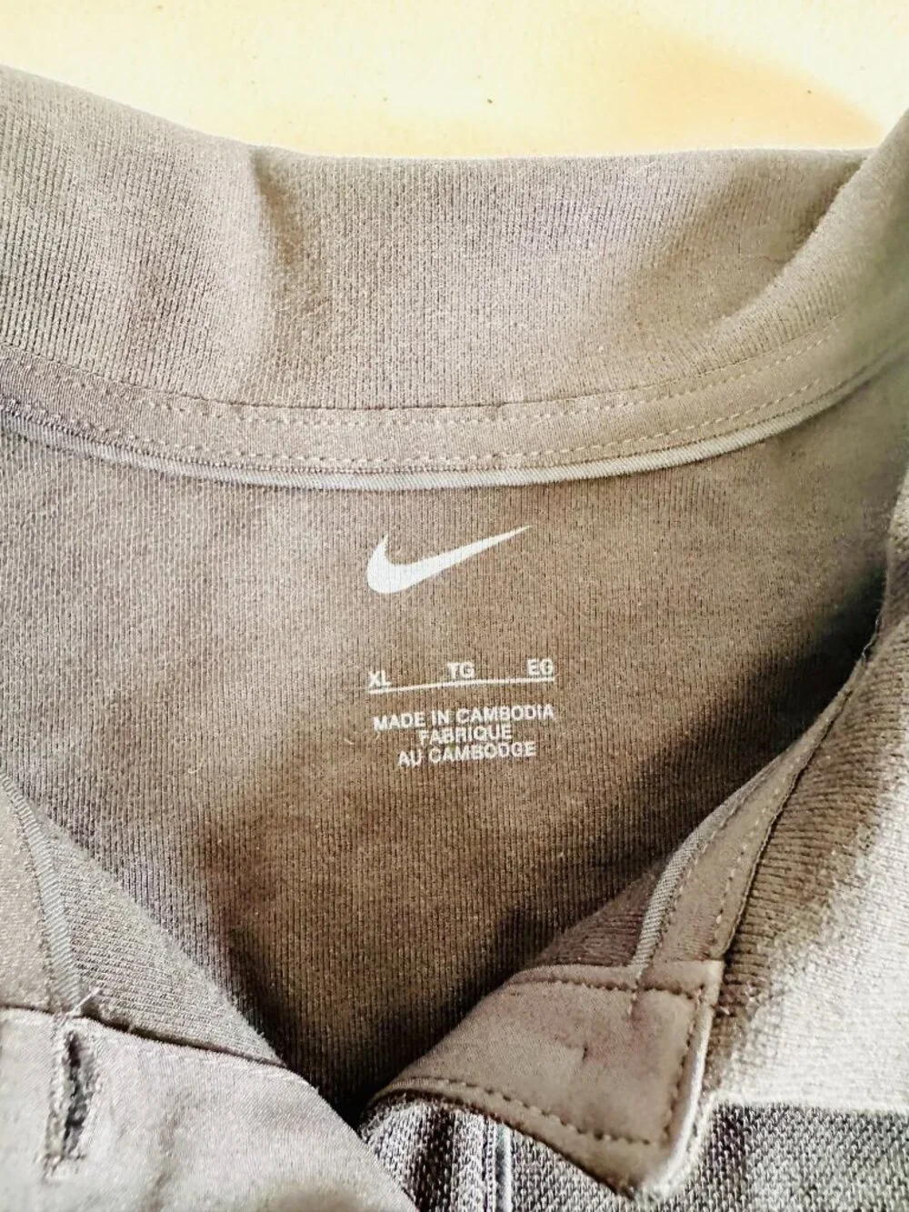 NIKE BLACK SPORTY GOLF SHIRT DRESS WITH PLEATED BOTTOM HEM XL $110
